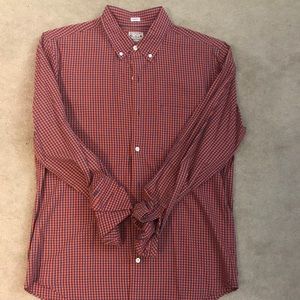 J crew slim fit woven button down shirt